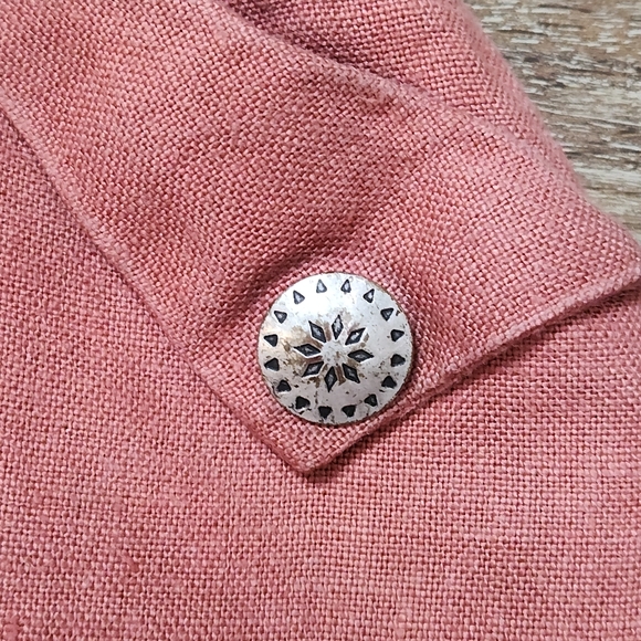 VINTAGE SAGE CREEK BY LIZ ENCE SKIRT W/SOUTHWEST CONCHO BUTTON FRONT SIZE SMALL - Picture 4 of 7